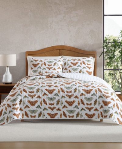 Eddie Bauer комплект из 3 стеганых покрывал Wilford Butterfly, хлопок, King