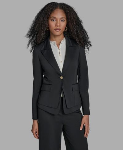 BCBG Women's One-Button Layering Jacket