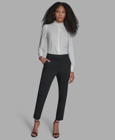 BCBG Женские брюки Slim Leg High Rise