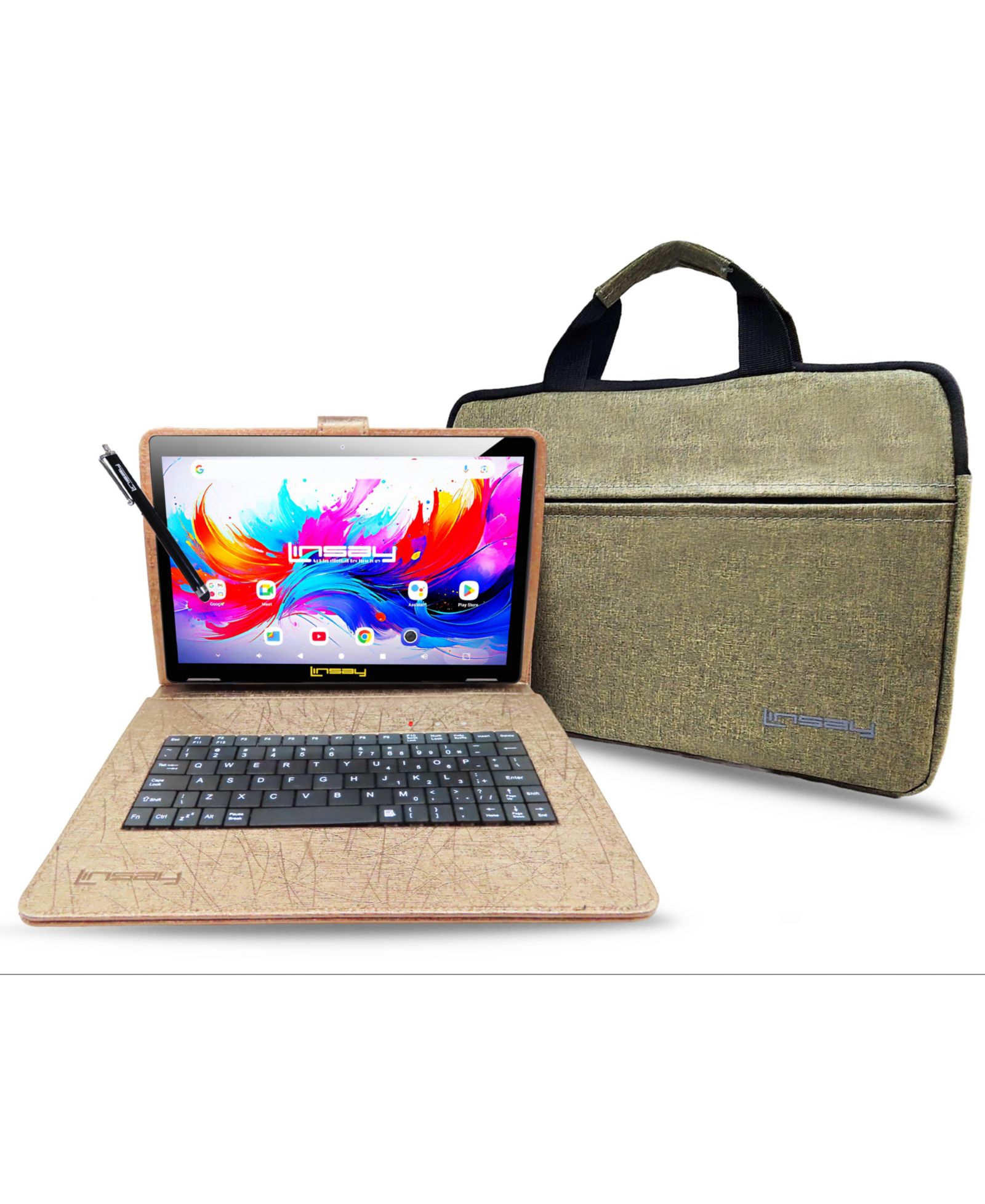 Linsay Oracle 10.1" Octa-Core Android OS 15 256GB Tablet