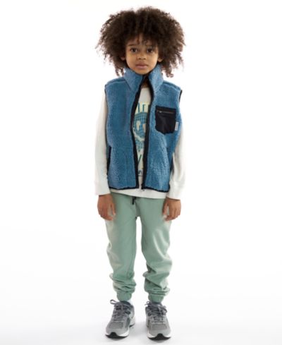 Sovereign Code Boys' 2T-7 T-Shirt, Vest and Joggers, 3-Piece Set