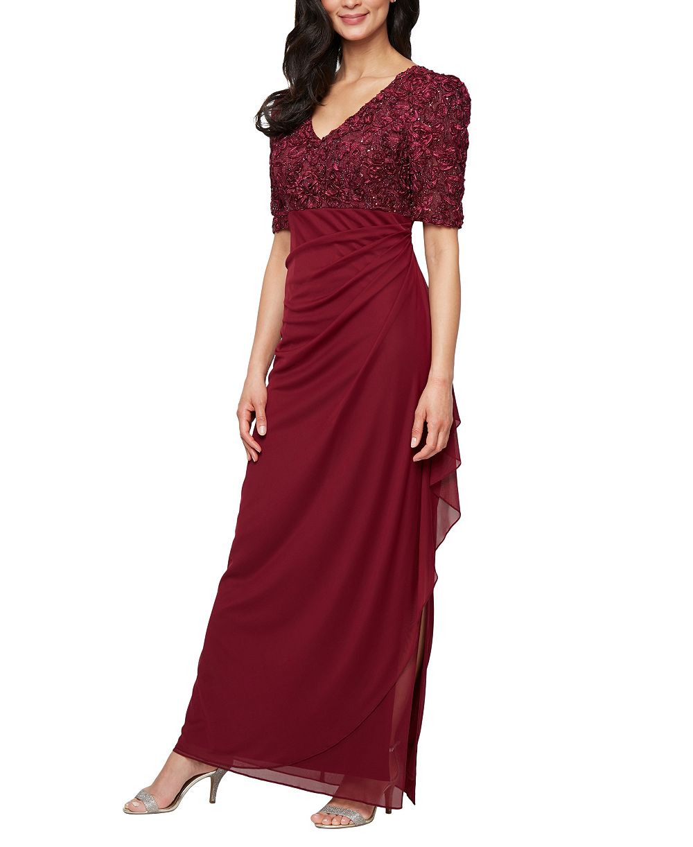 Alex Evenings Платье Empire Waist Petite