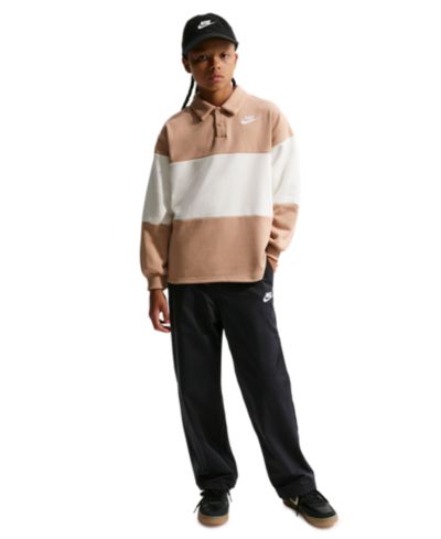 Nike Свитшот Nike Boys' 8-20 Sportswear Club Rugby Striped