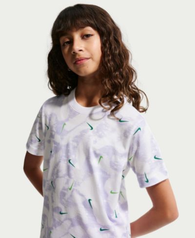 Nike Boys' and Girls' 7-20 Sportswear Printed T-Shirt