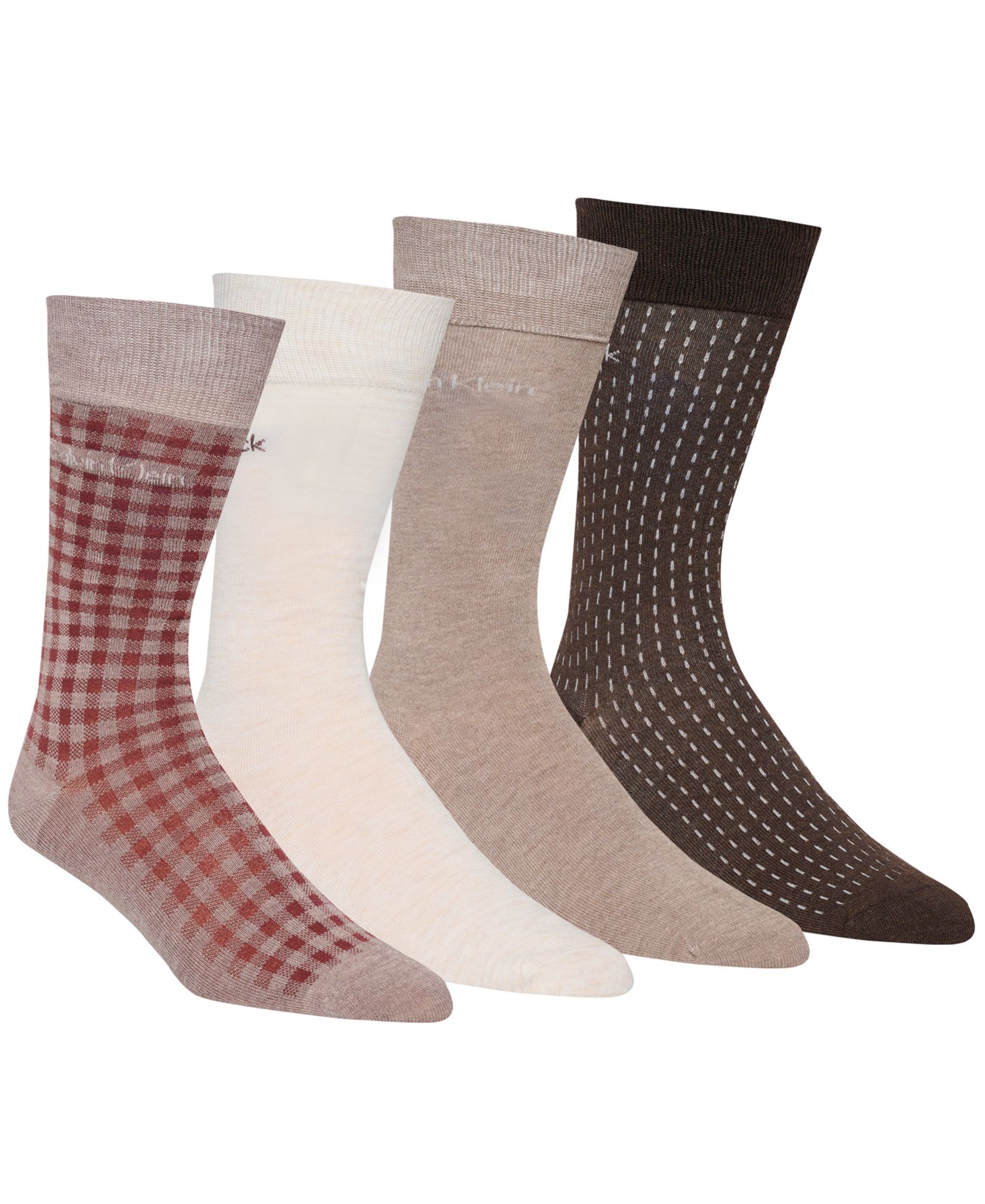 Calvin Klein Men's 4-Pack Dress Crew Socks