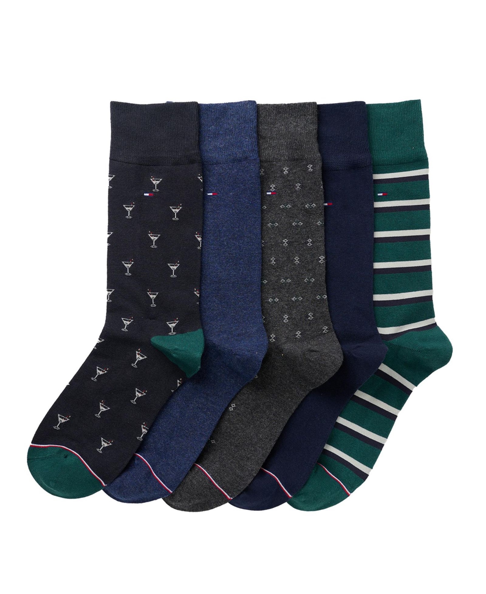 Tommy Hilfiger Мужские классические носки 5-Pack