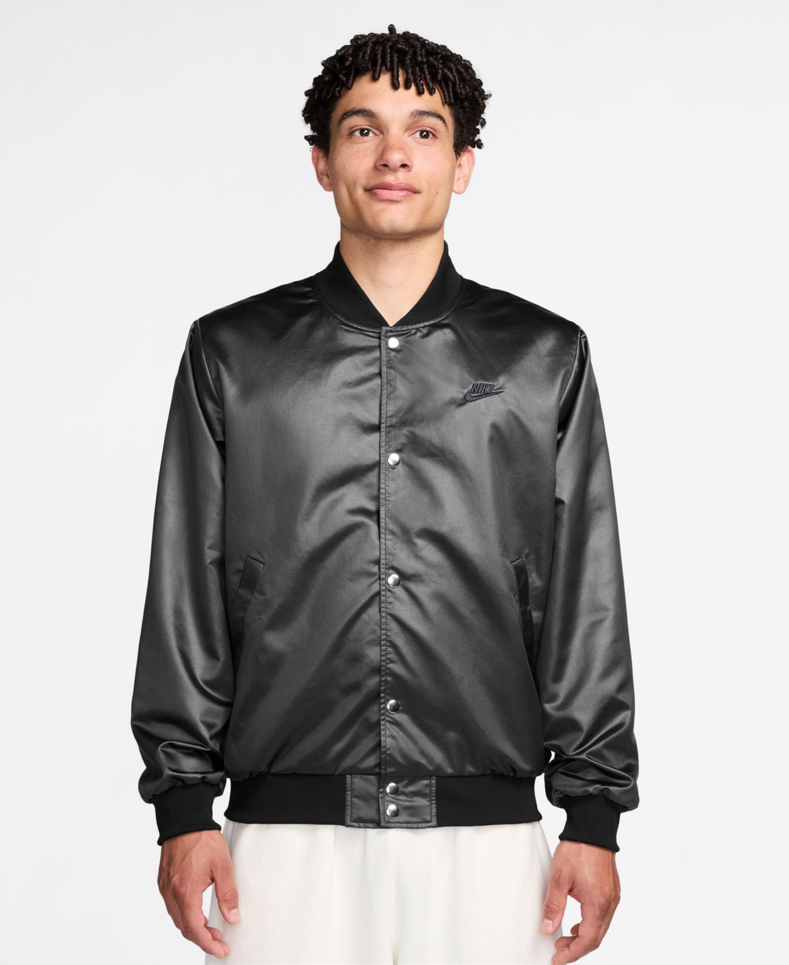 Nike Мужская спортивная куртка Club Snap-Front Varsity