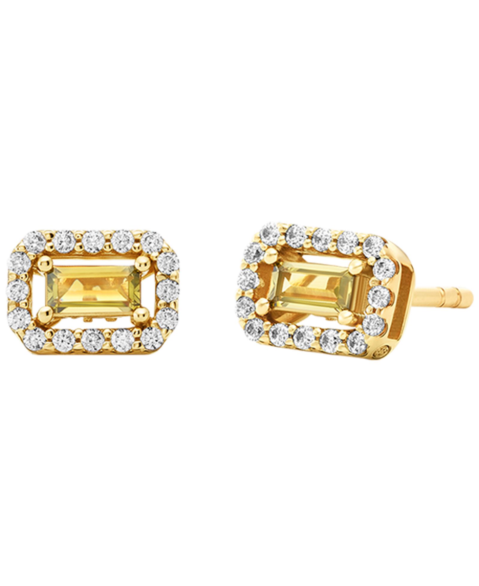 Michael Kors Cubic Zirconia Cut Stud Earrings