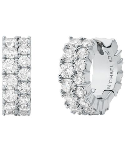 Michael Kors Серьги-кольца Cubic Zirconia Huggie