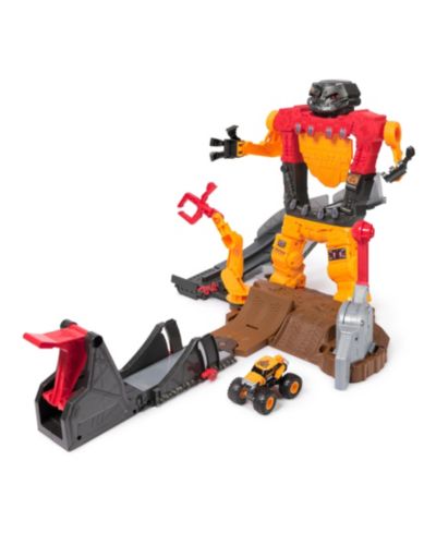Monster Jam Smash & Bash 15-Inch Smash Bot Rebuildable Multi-Piece Playset, Ages 3+