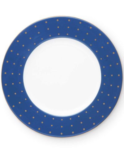 kate spade new york декоративная тарелка Library Lane Navy, 9"