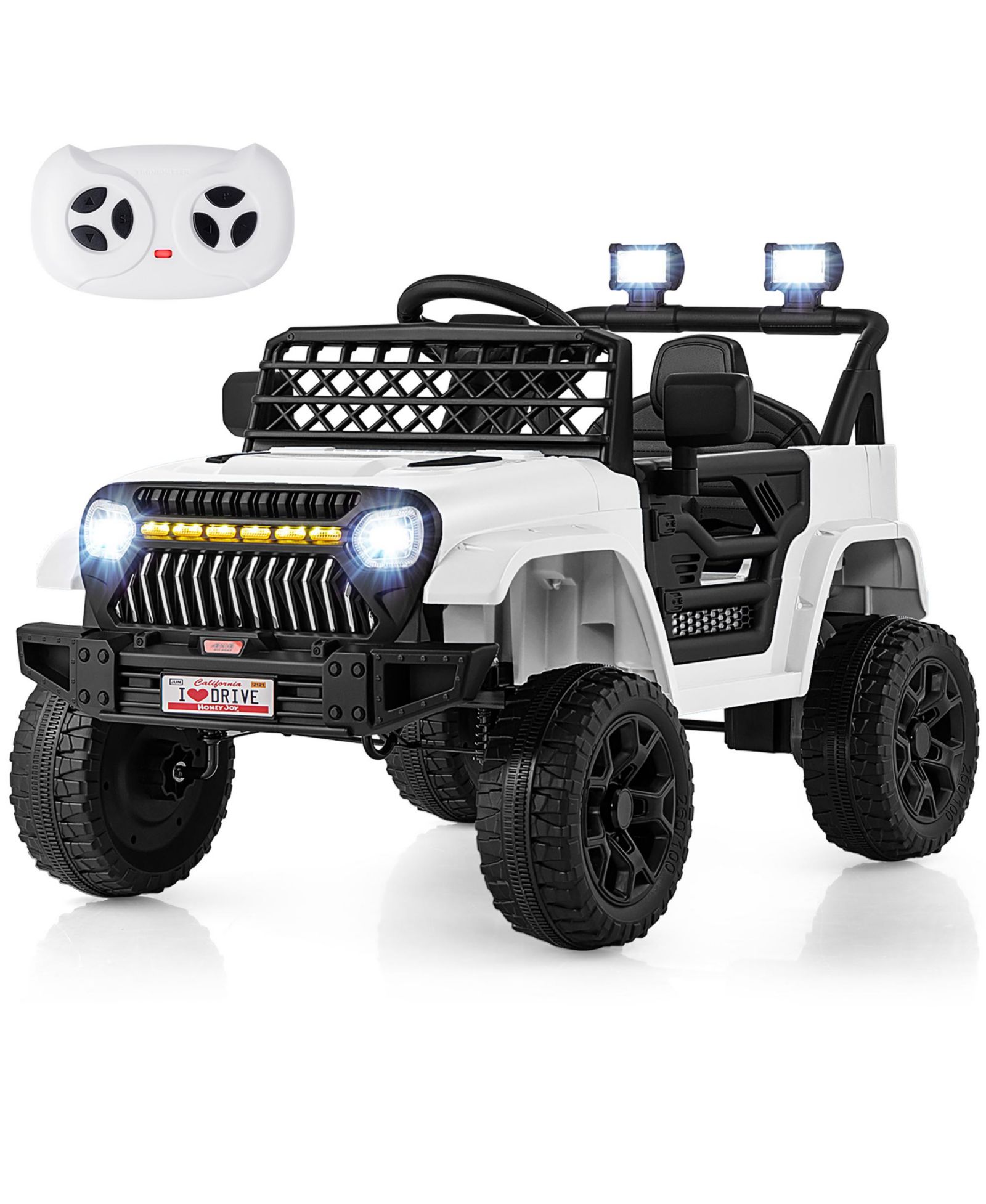 Детский электромобиль Gymax 12V Truck Car Battery Powered w/ 3 Speeds