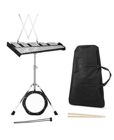 Mecale 30 Notes Height-Adjustable Glockenspiel with Practice Pad, Ages 3+