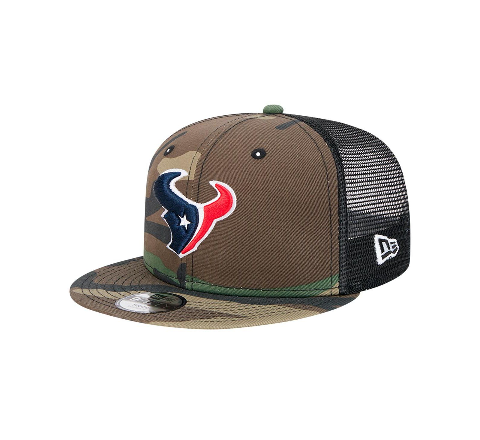 New Era кепка 9FIFTY с застежкой-_snapback_ для мальчиков с камуфляжным принтом и логотипом Houston Texans