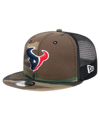 New Era Big Boys and Girls Camo Houston Texans Main Trucker 9FIFTY Snapback Hat