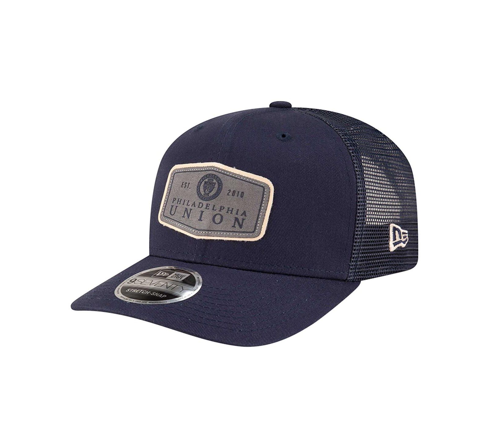 New Era Men's Navy Philadelphia Union Labeled 9SEVENTY Trucker Stretch-Snap Adjustable Hat