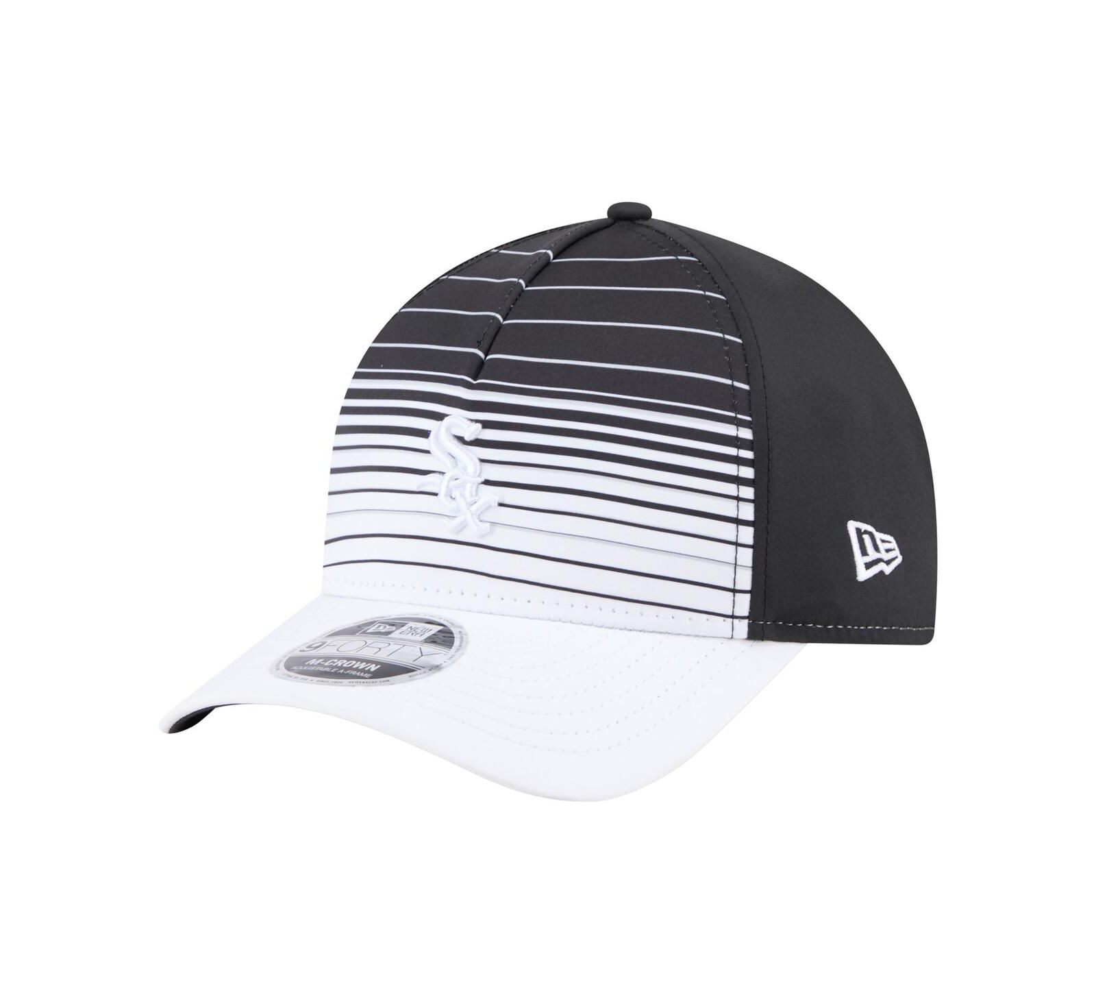 New Era Мужская черная регулируемая кепка Chicago White Sox Gradient 9FORTY M-Crown