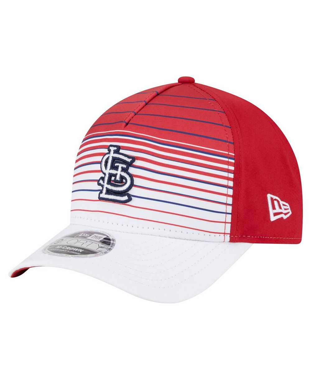 Мужская бейсболка New Era Red St. Louis Cardinals Gradient 9FORTY M-Crown Adjustable