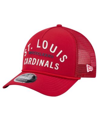 New Era Men's Red St. Louis Cardinals Minimalist 9FORTY A-Frame Adjustable Hat