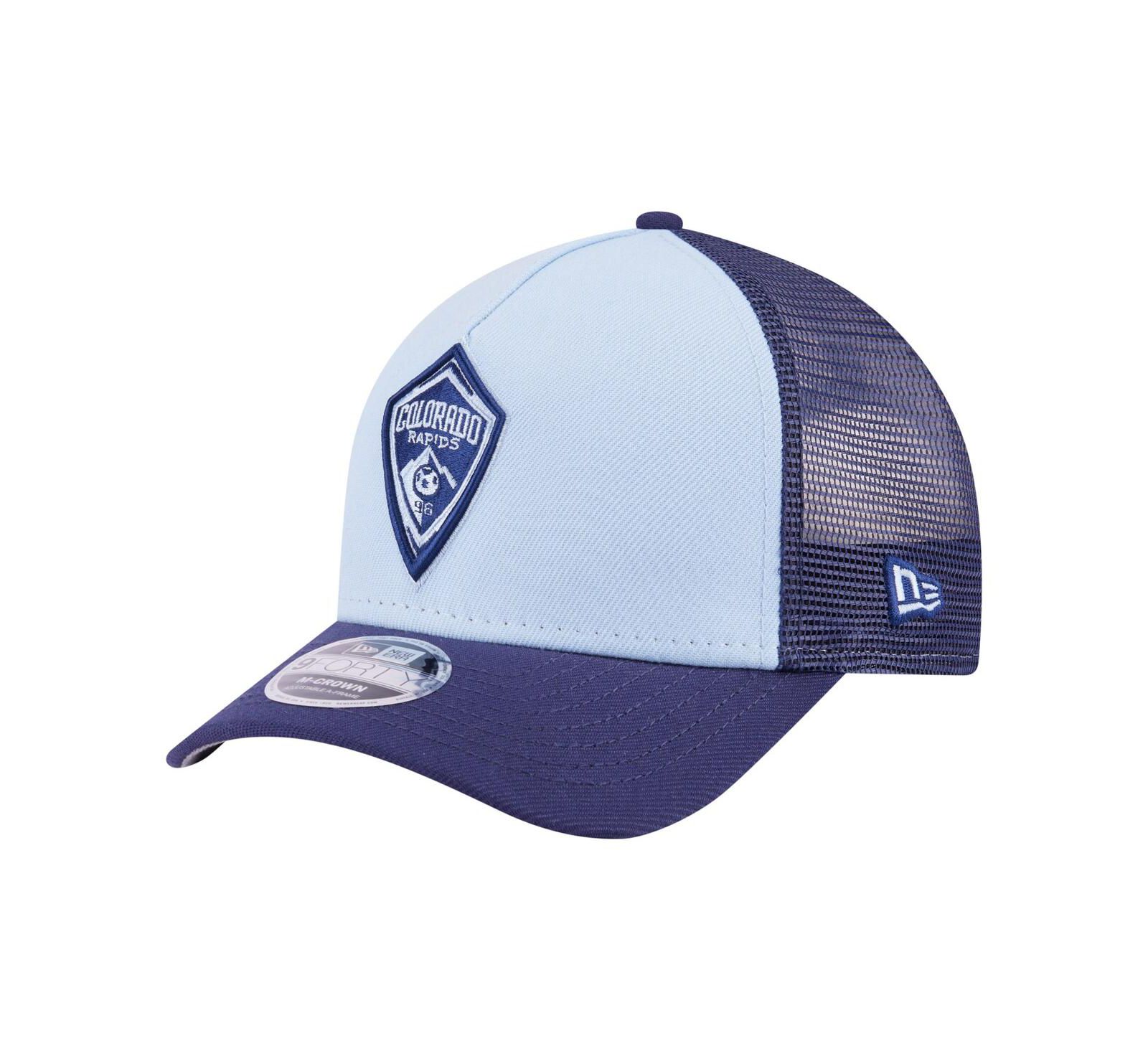 New Era Men's Light Blue Colorado Rapids Color Pack 9FORTY A-Frame Adjustable Trucker Hat
