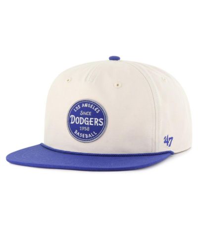 Мужская бейсболка '47 Brand Los Angeles Dodgers Payson Captain, цвет Cream
