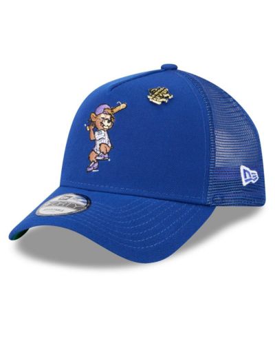 Мужская кепка-тракер New Era Chicago Cubs 2025 Big League Chew A-Frame 9FORTY, королевский синий