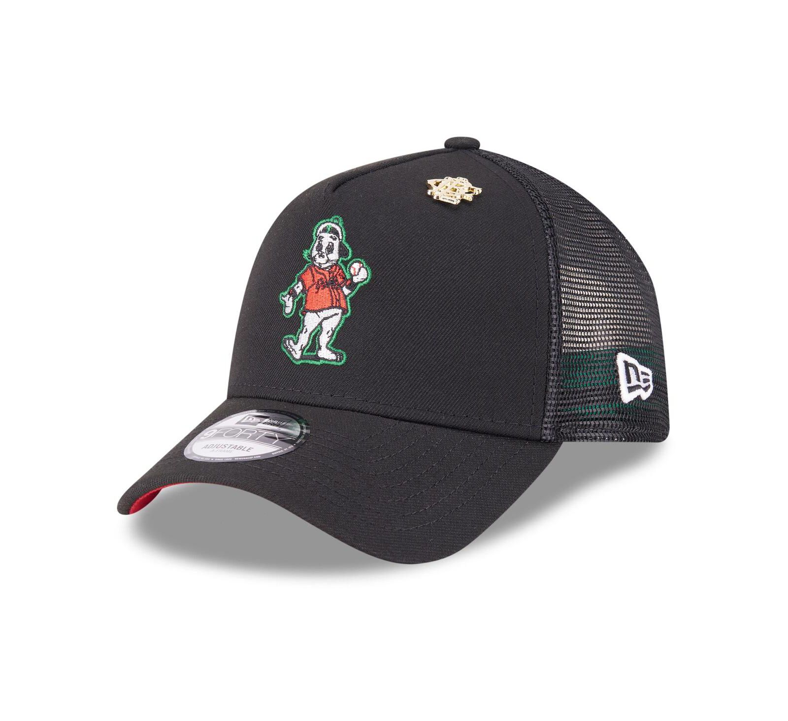 Кепка New Era Men's Black San Francisco Giants 2025 Big League Chew A-Frame 9FORTY