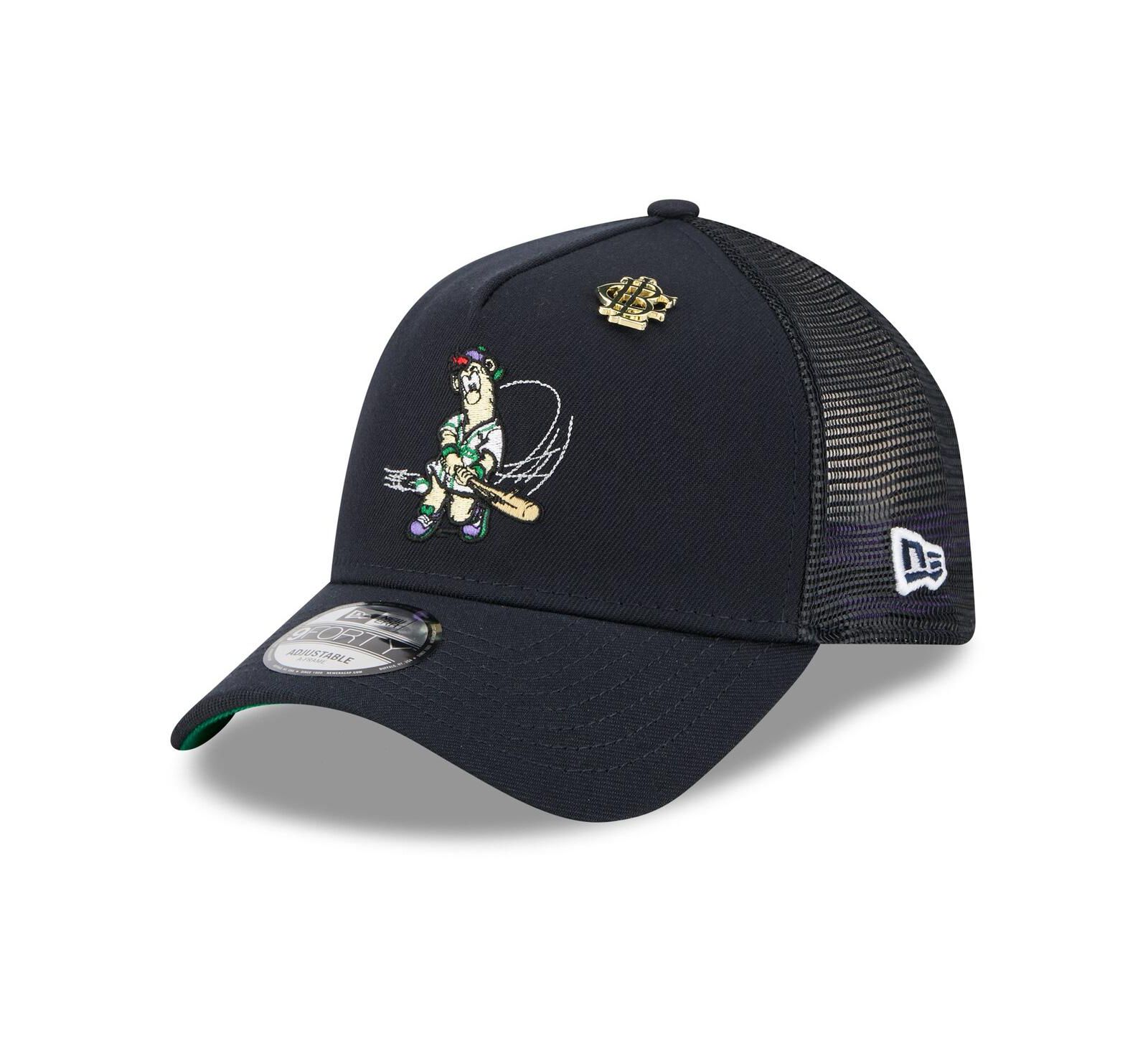 New Era Мужская кепка Atlanta Braves 2025 Big League Chew A-Frame 9FORTY Adjustable Trucker Hat