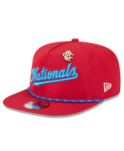 Мужская кепка New Era Washington Nationals 2025 Big League Chew Golfer Snapback, красная