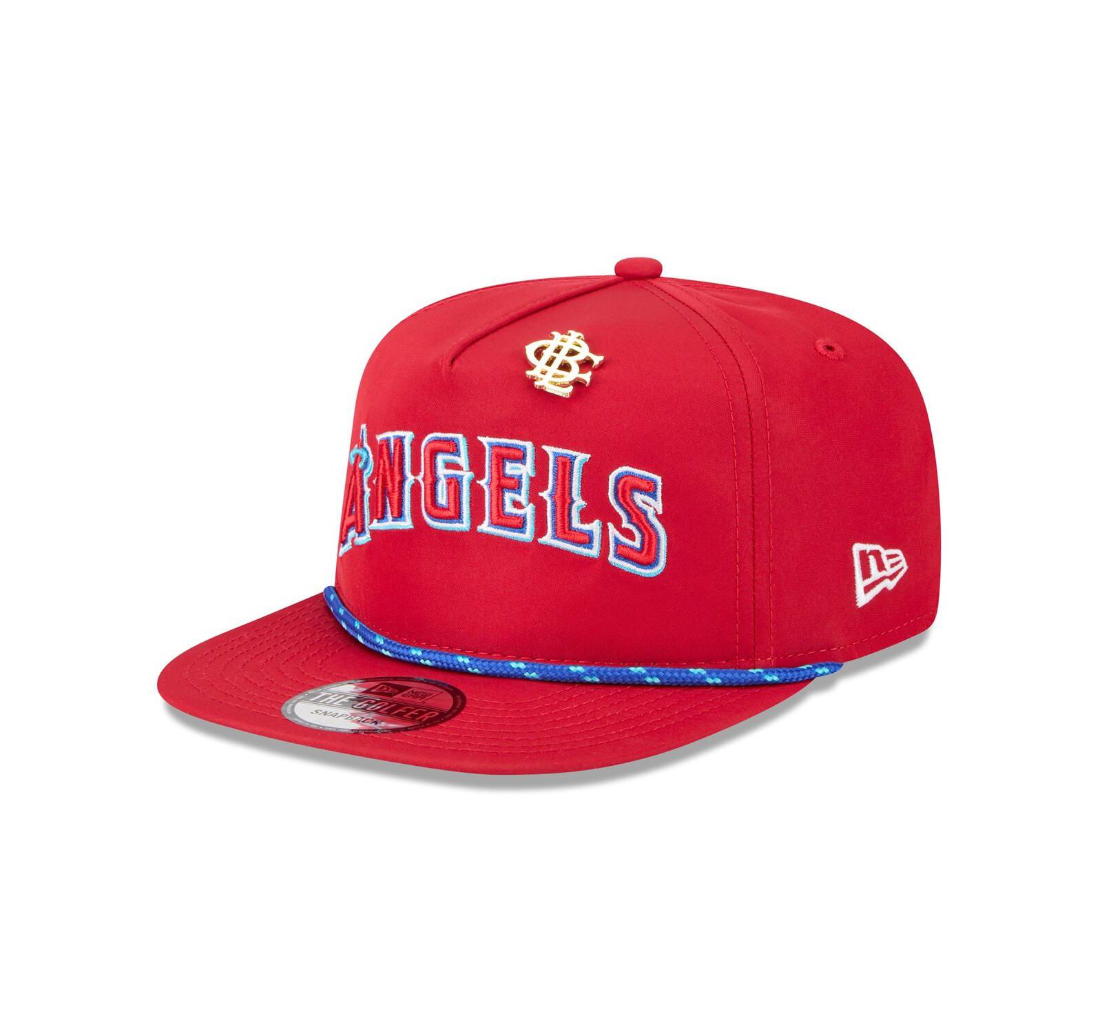 New Era Мужская кепка Los Angeles Angels 2025 Big League Chew Snapback, красная