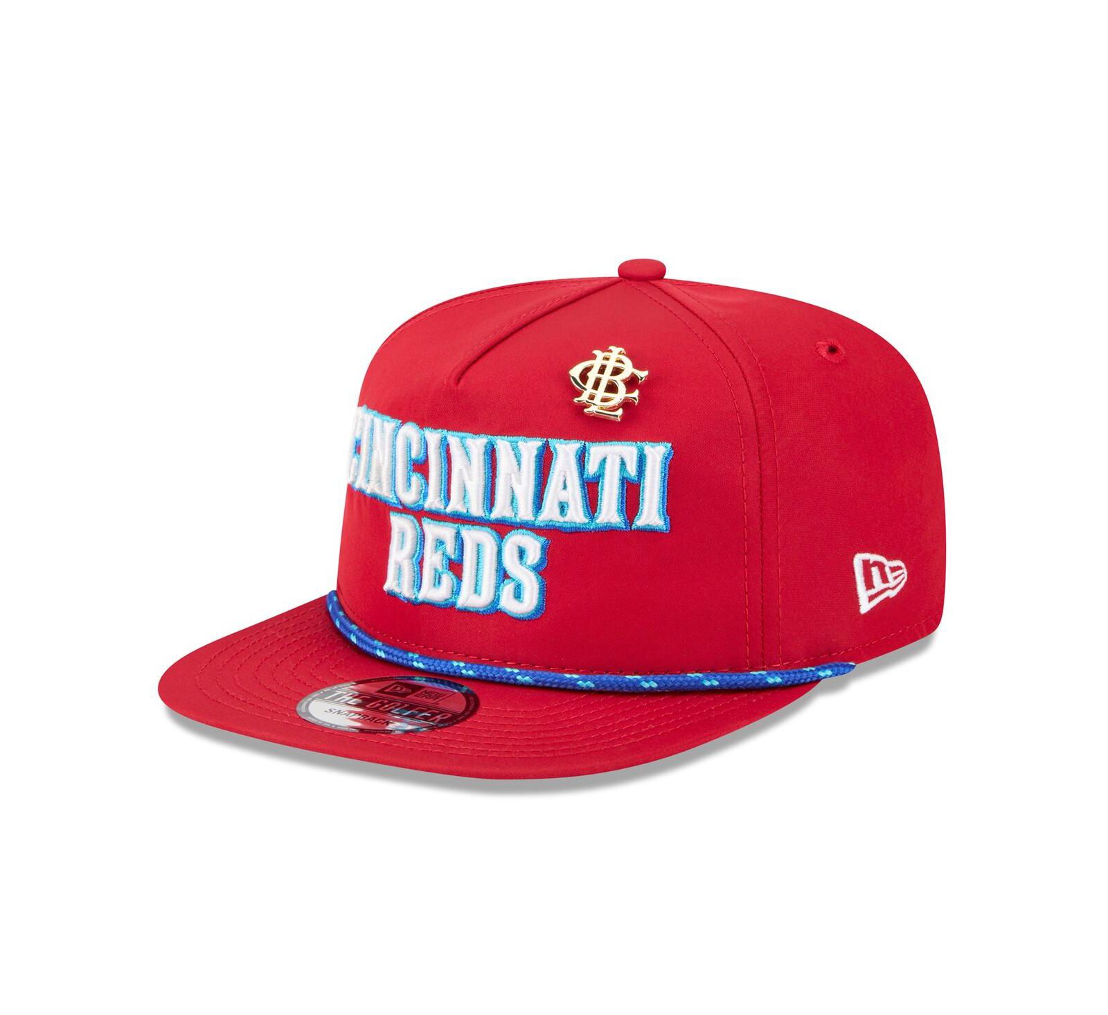 New Era Men's Red Cincinnati Reds 2025 Big League Chew Golfer Snapback Hat