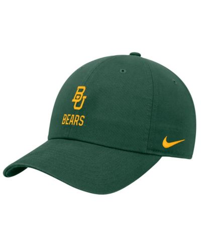 Мужская кепка Nike Green Baylor Bears 2025 On-Field Club Adjustable