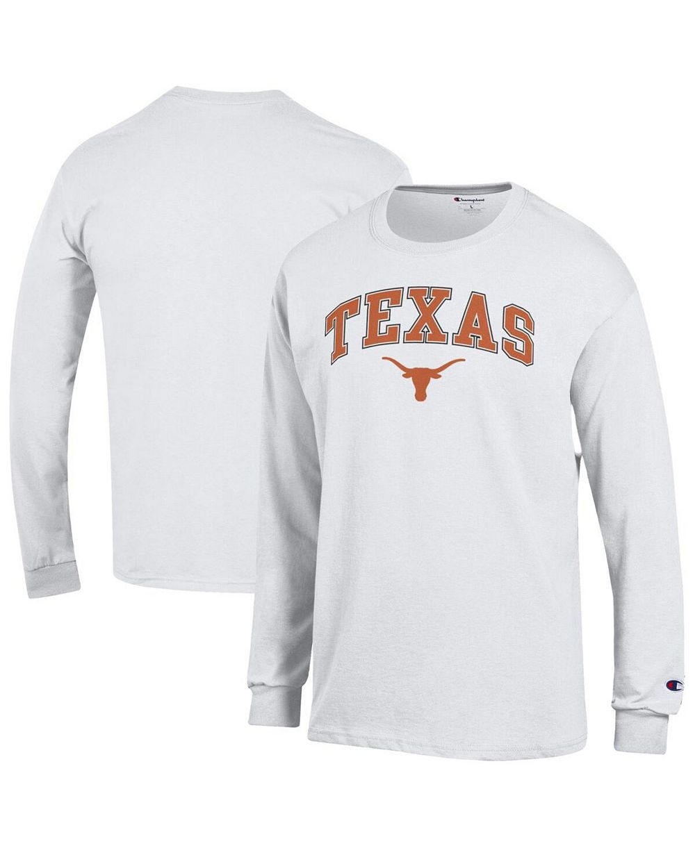 Champion Мужская футболка с длинным рукавом Texas Orange Texas Longhorns