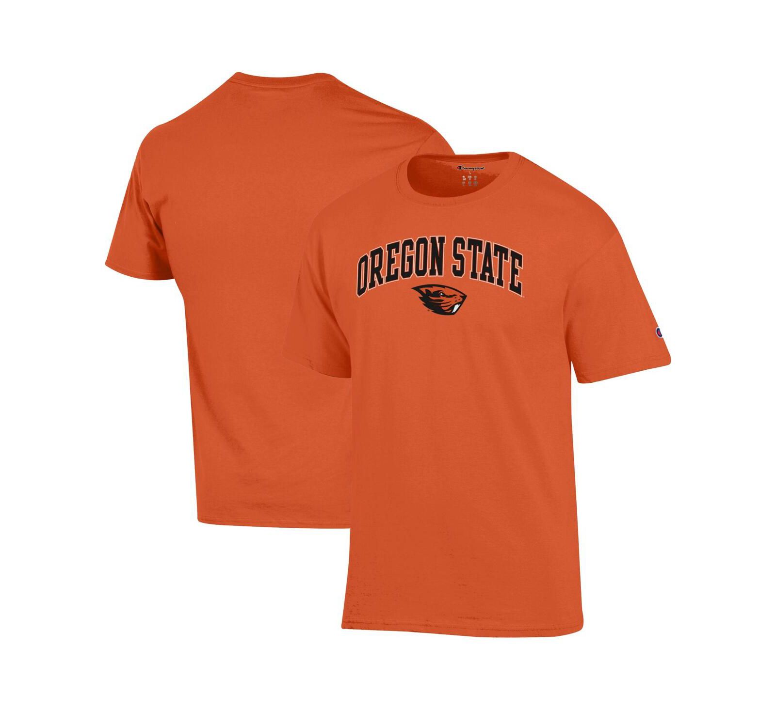 Champion Men's Orange Oregon State Beavers Arched Logo T-Shirt