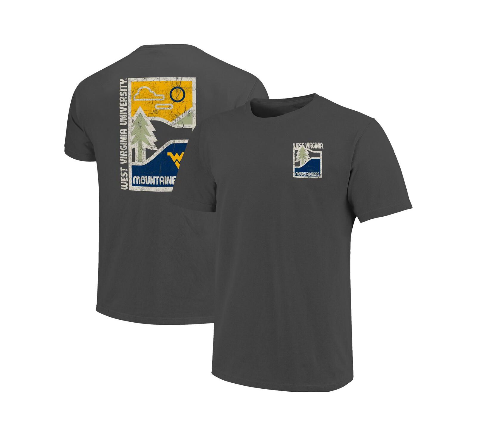 Image One Мужская футболка с графикой West Virginia Mountaineers Comfort Colors
