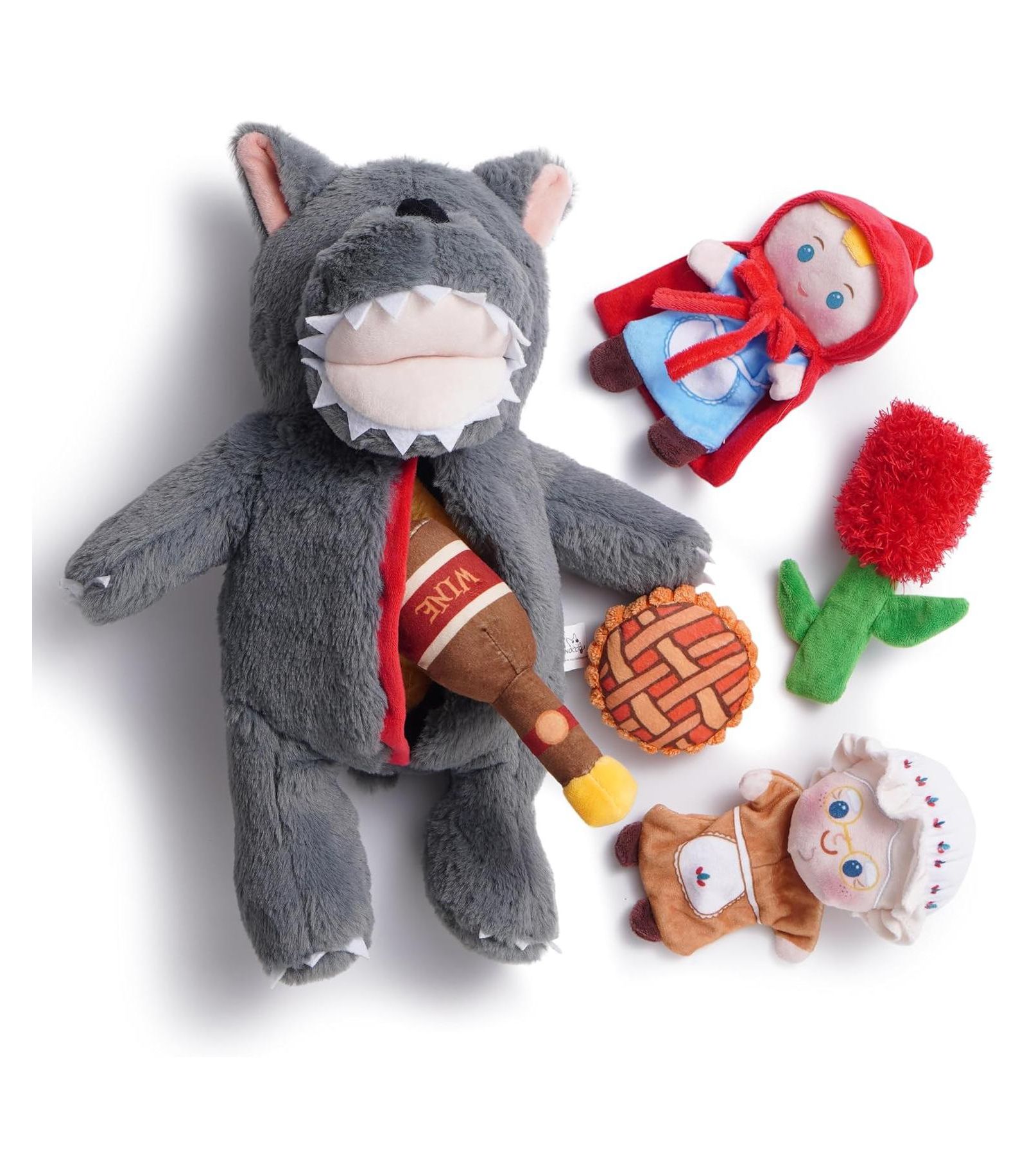 Игрушка для собак Nocciola 6 in 1 Little Red Riding Hood Plush Dog Toys