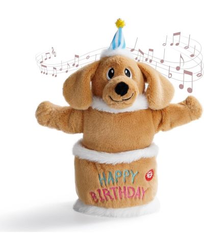 Интерактивная мягкая игрушка Nocciola Birthday Cake Dog, Dancing with Echo Function, Singing Birthday Songs