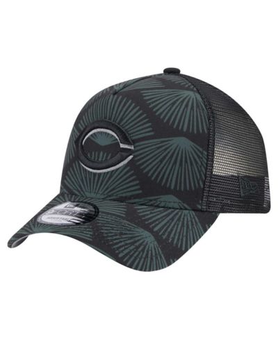 Мужская регулируемая кепка New Era Cincinnati Reds 9FORTY A-Frame Trucker, черная