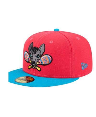 Мужская бейсболка New Era Gwinnett Stripers Copa de la Diversion 59FIFTY Fitted Hat Red