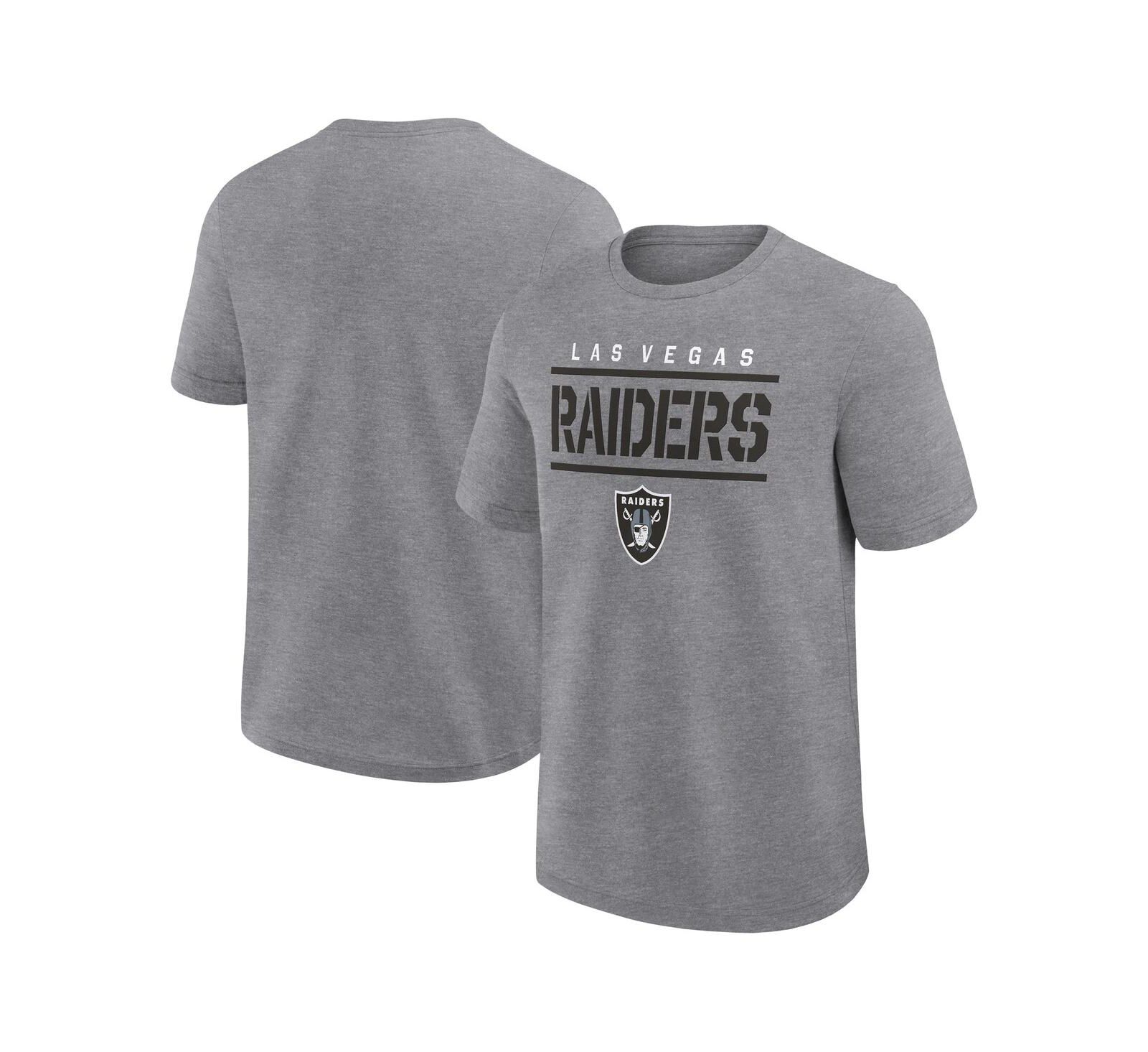 Fanatics Мужская серая футболка Las Vegas Raiders Big & Tall Top Notch