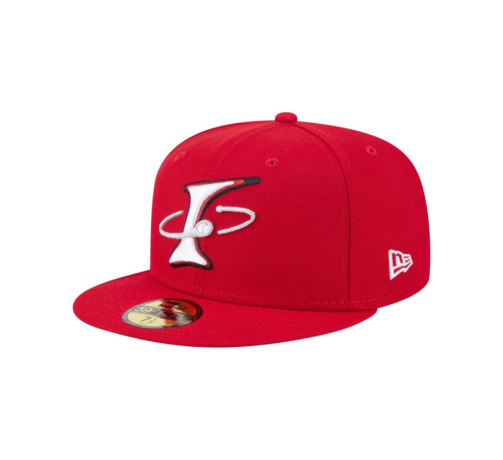 Мужская кепка New Era Albuquerque Isotopes Authentic Collection 59FIFTY, красная