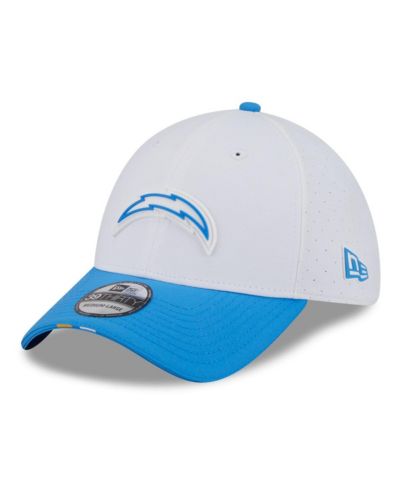 New Era Мужская кепка 39THIRTY Flex Los Angeles Chargers 2025 NFL Training Camp, белый/голубой