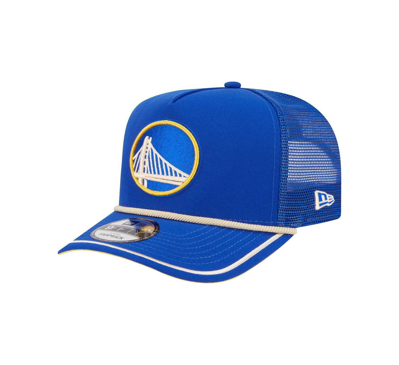Мужская кепка New Era Royal Golden State Warriors Vintage Team Rope A-Frame 9FIFTY Snapback Hat