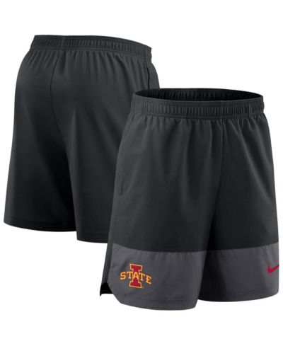Nike Men's Black Iowa State Cyclones 2025 Sideline Performance Shorts