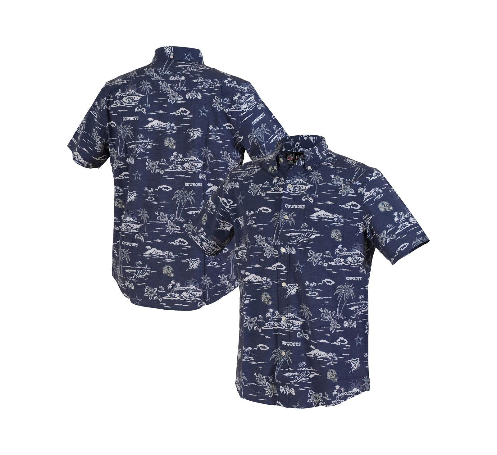 Reyn Spooner Мужская рубашка Dallas Cowboys Kekai Performance Button-Down