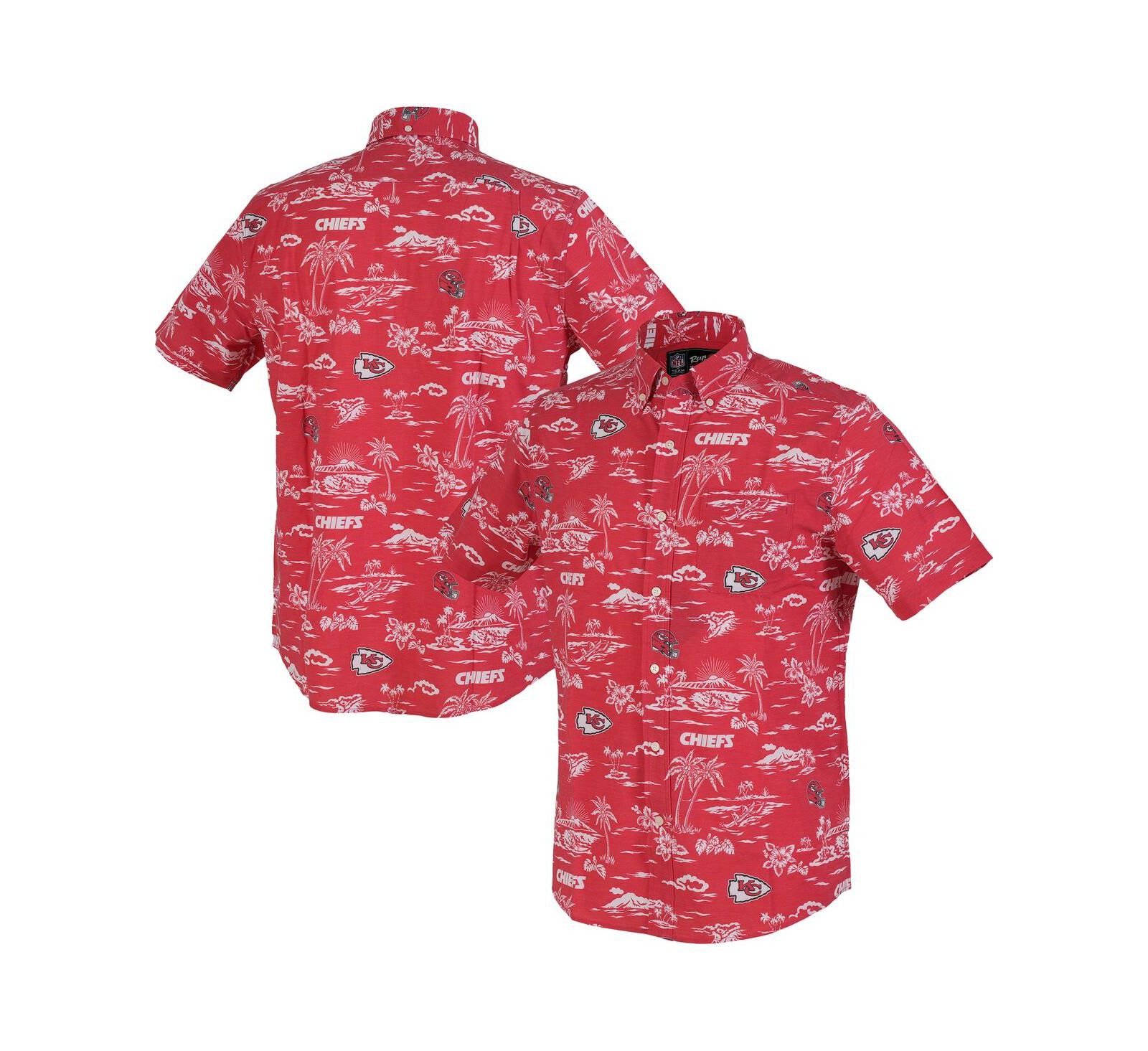 Reyn Spooner Men's Red Kansas City Chiefs Kekai Performance Button-Down Shirt