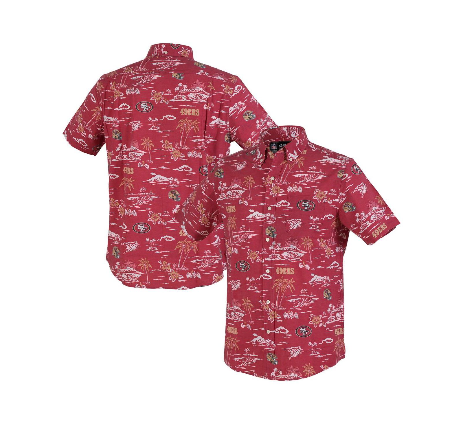 Reyn Spooner Men's Scarlet San Francisco 49ers Kekai Performance Button-Down Shirt