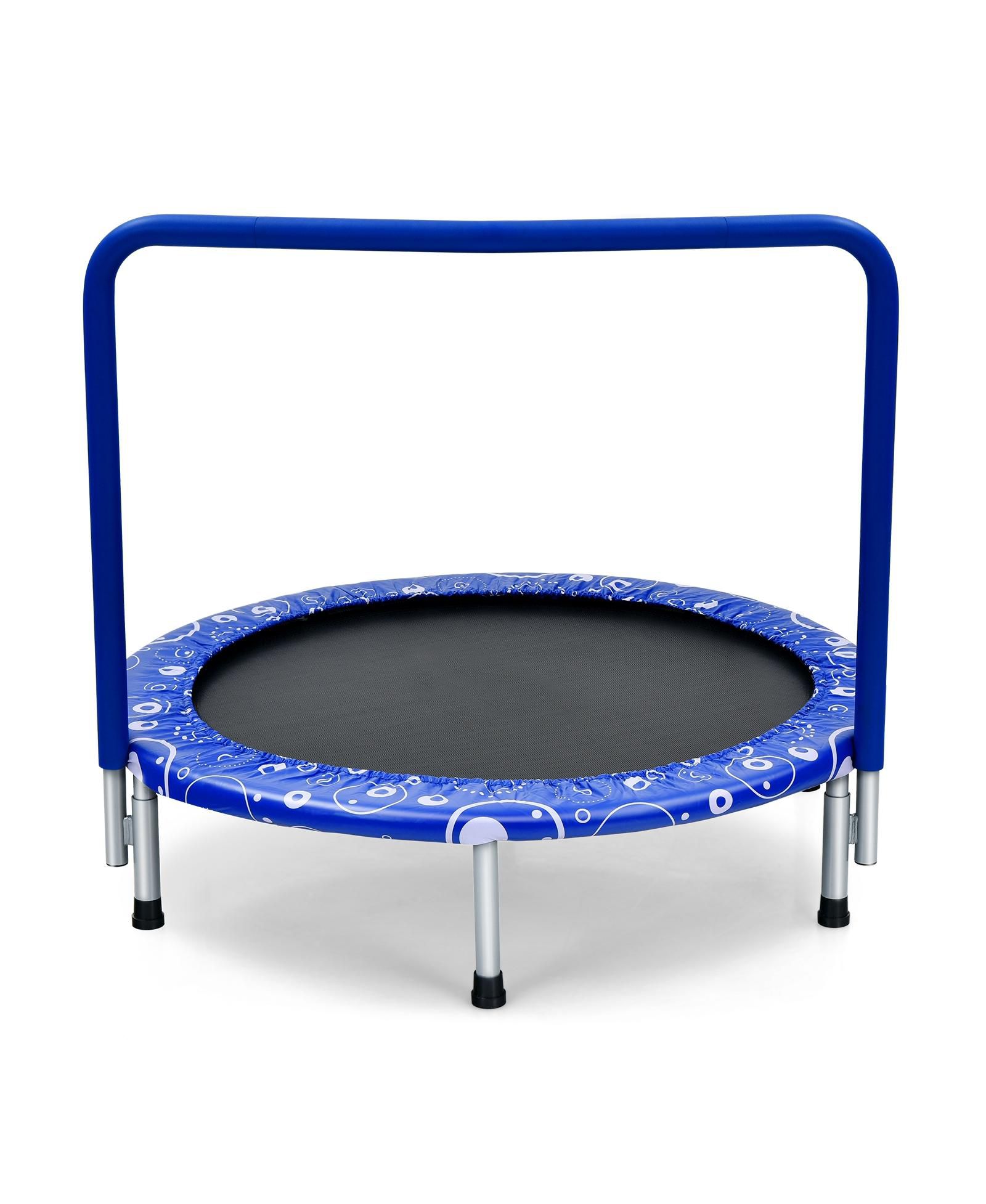 Mecale детский мини-батут 36 Inch с защитным поручнем