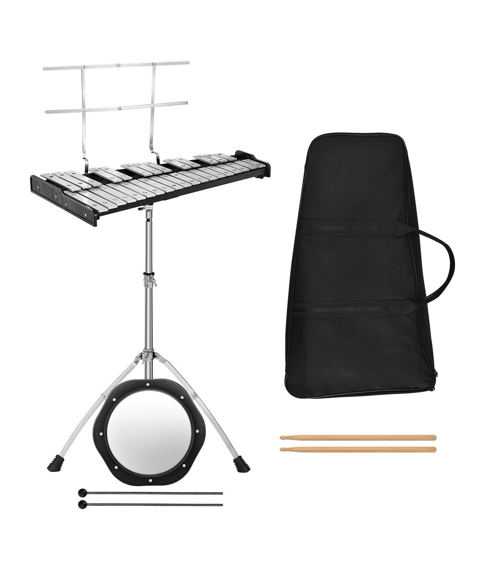 Mecale набор ксилофона Glockenspiel на 32 ноты с регулируемой подставкой