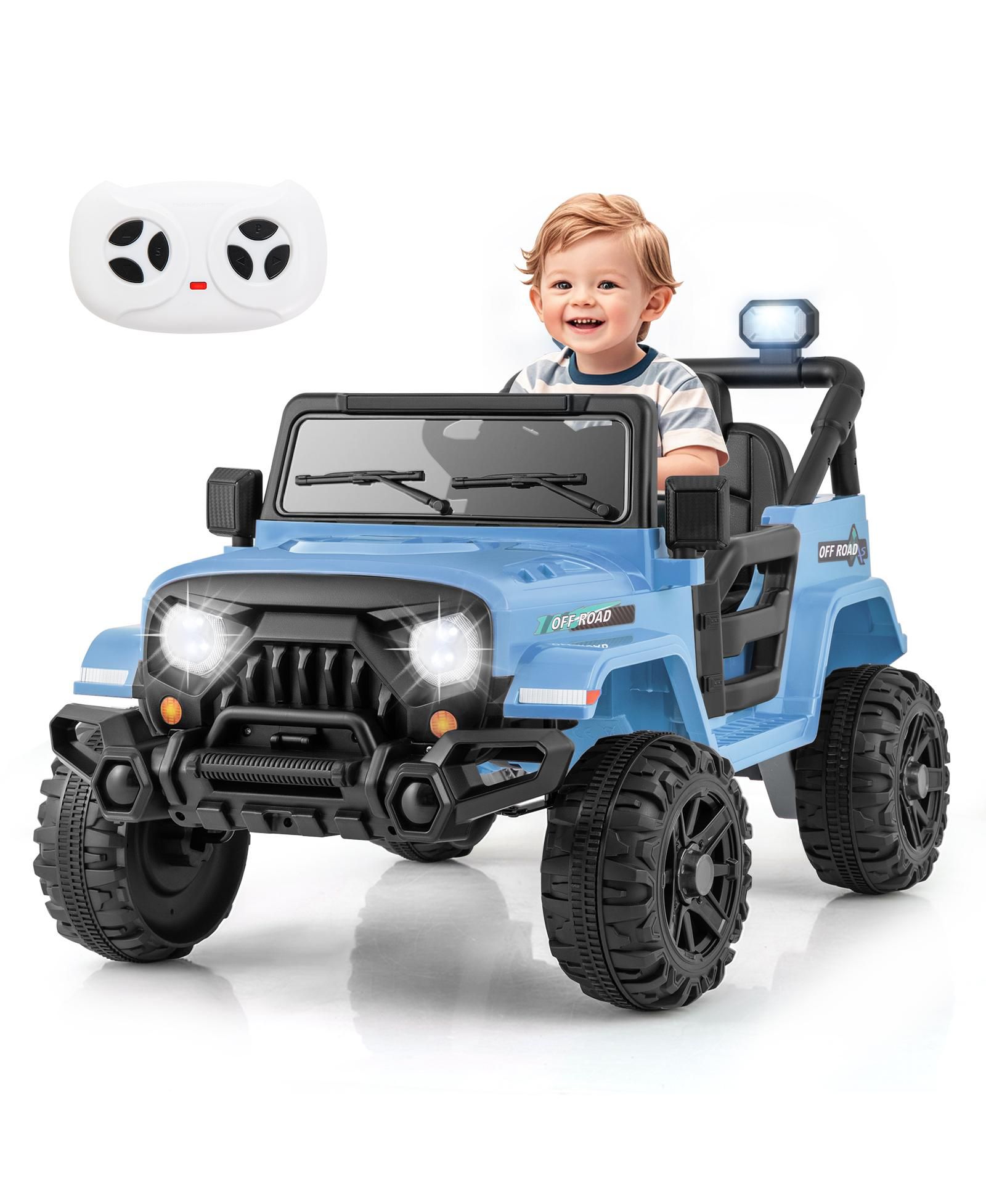 Детский электромобиль Gymax 12V с пультом управления и LED Lights